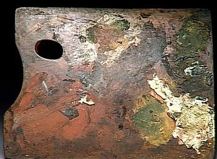 Edgar Degas palette