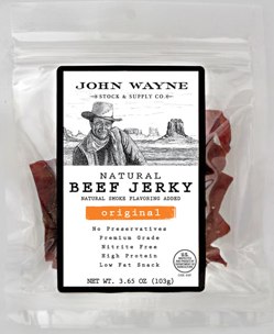 John Wayne Stock and Supply Natural Beef Jerky